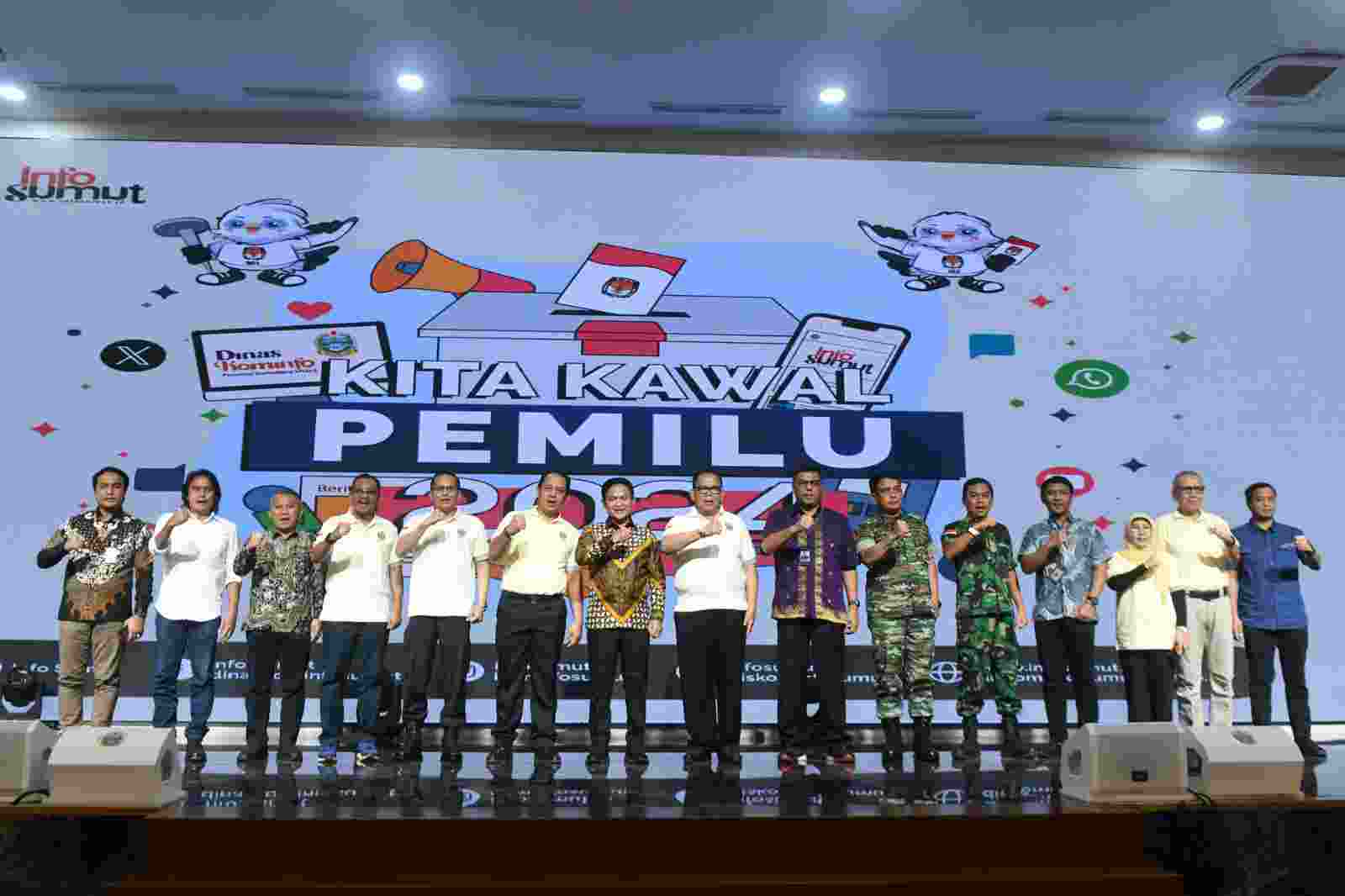 Sukseskan Pemilu 2024, Pj Gubernur Sumut Titip Pesan Penting Ini Pada Media dan Influencer