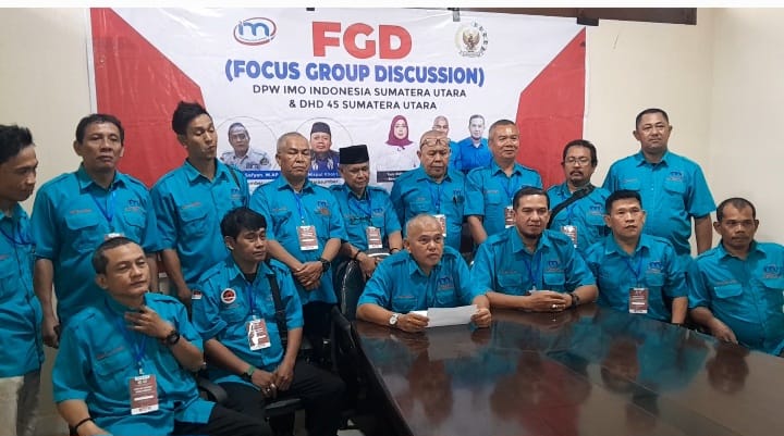 DPW IMO Indonesia Sumut dan DHD 45 Sumut Gelar FGD, Jadikan Pemilu 2024 Momentum Persaudaraan Kebangsaan   