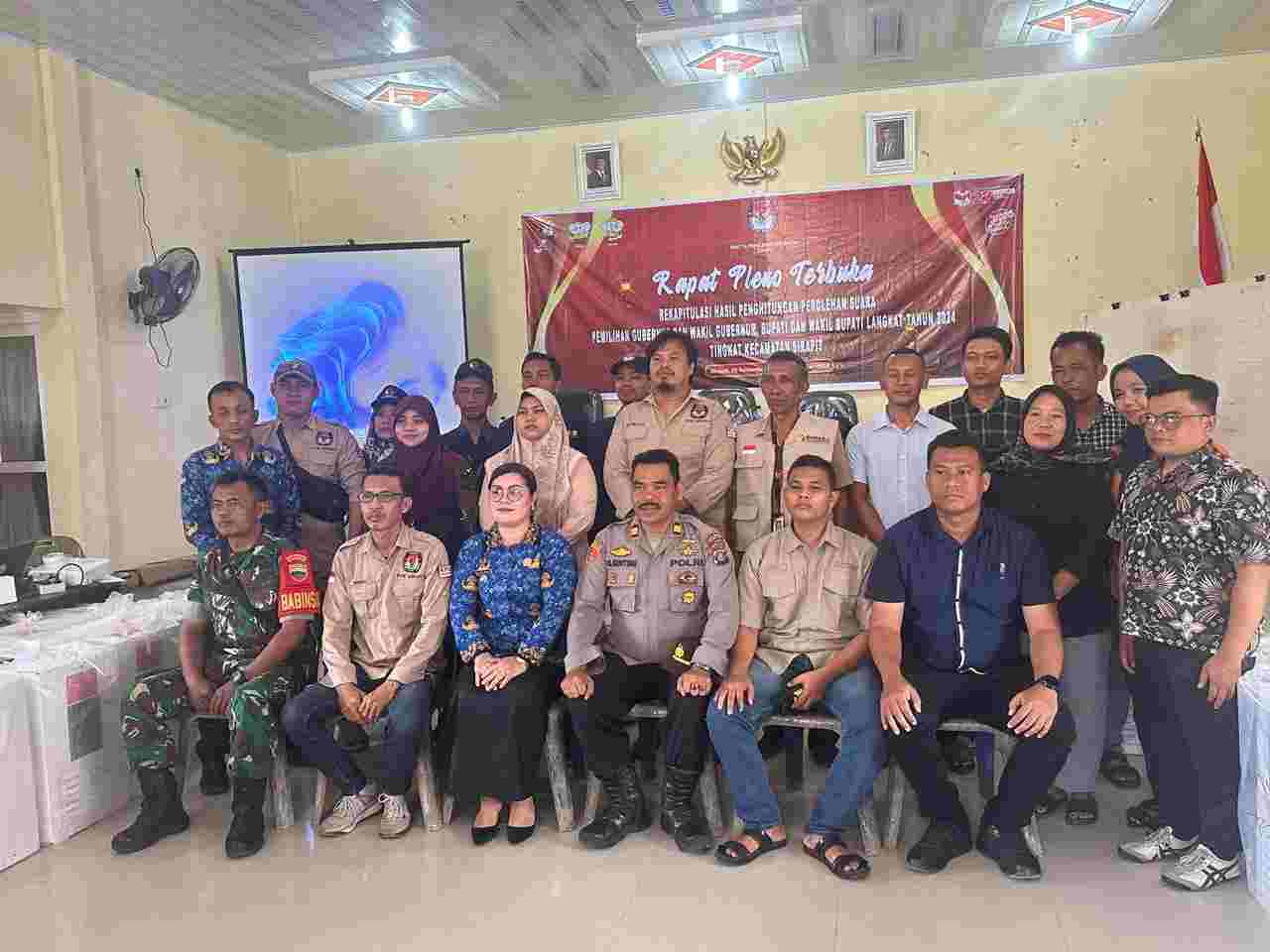 Hadiri Rapat Pleno DPSHP, Wakapolsek Kuala Lakukan Cooling System Pilkada Damai